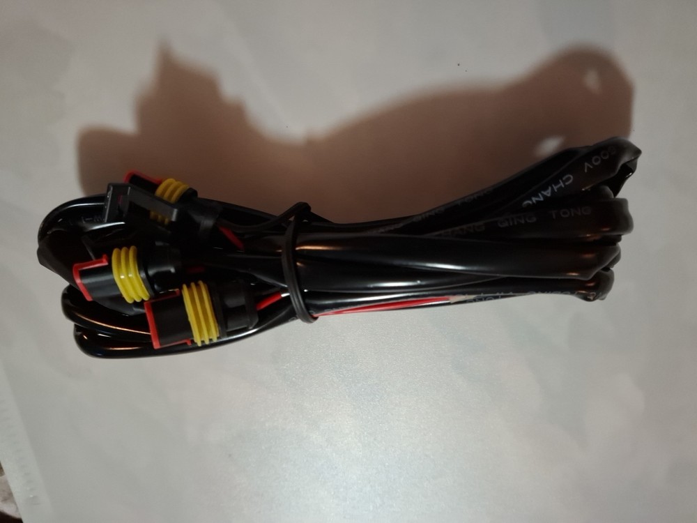 Plug & Play 6.5ft Grille Light Extension Wire H11 Harness Wire Connector