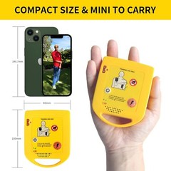 2X Mini AED Trainer XFT-D0009 First Aid Training Teaching Machine CPR Train Kits