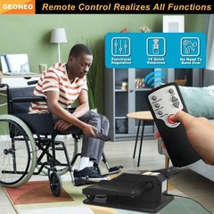Under Desk Elliptical Machine for Seniors, Electric, Quiet, 12 Speeds