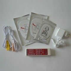 1pc Automatic External Defibrillator Simulator AED Trainer In French & English