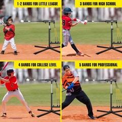 Playaput Baseball Softball Swing Trainer 5 Power Bandsauto Reset Baseball