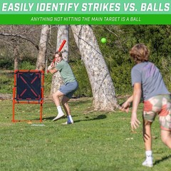 GoSports Baseball Strike Zone Target for Plastic Balls – Wiffle & Blitzball