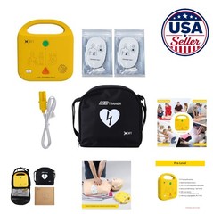 AED Trainer Device with 5 Training Modes Voice Prompts English French Italian