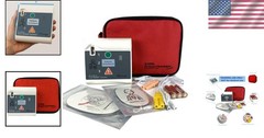 Portable AED Trainer with Reusable Pads – Ideal for CPR Certification Training