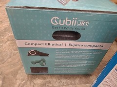 Cubii JR1 Under Desk Elliptical, Mini Pedal Exerciser, Home/Office, Seniors, Aqu