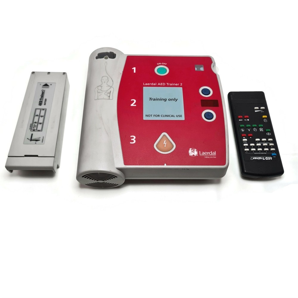 Laerdal AED Trainer 2 with Remote Controller. Type FST1891.