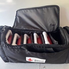 5 American Red Cross AED Training Device In English/Spanish With Carrier Bag.