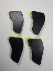 Deekin 4pcs 4 Wheel Baseball Umpire Clicker Indicator Gear Practice Black