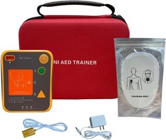 2Set AED Trainer Portable CPR Training Simulator First Aid Practice Demo Device