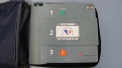 Heartstream AED Trainer With Case Technology By Hewlett-Packard (HP)