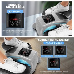 ANCHEER Under Desk Elliptical Machine, Electric Seated Pedal Exerciser, Mini