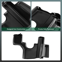 Right Side Engine Splash Shield for GS IS RC 2006-2019 RWD Plastic Black