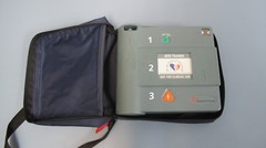 Heartstream AED Trainer With Case Technology By Hewlett-Packard (HP)