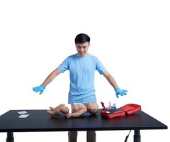 American Red Cross AED Trainer, with Adult & Child Gel Adhesive Pads