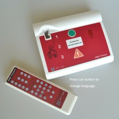 1pc XFT-120C AED Trainer Device For First Aid CPR Training In English & German