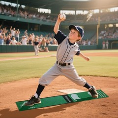 Moonace Softball Pitching Mat Wear Resistant Portable Auxiliary Tool For