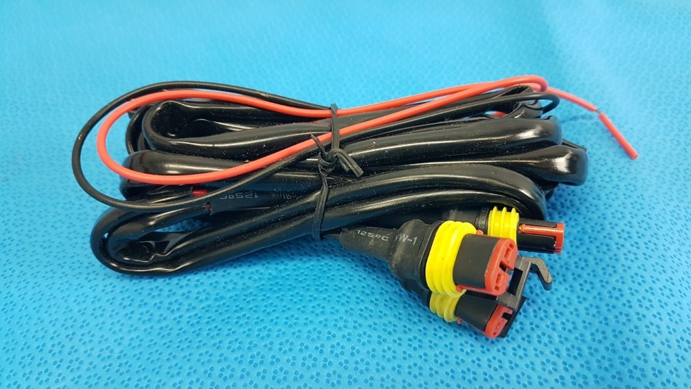 Plug & Play 6.5ft Grille Light Extension Wire H11 Harness Wire Connector