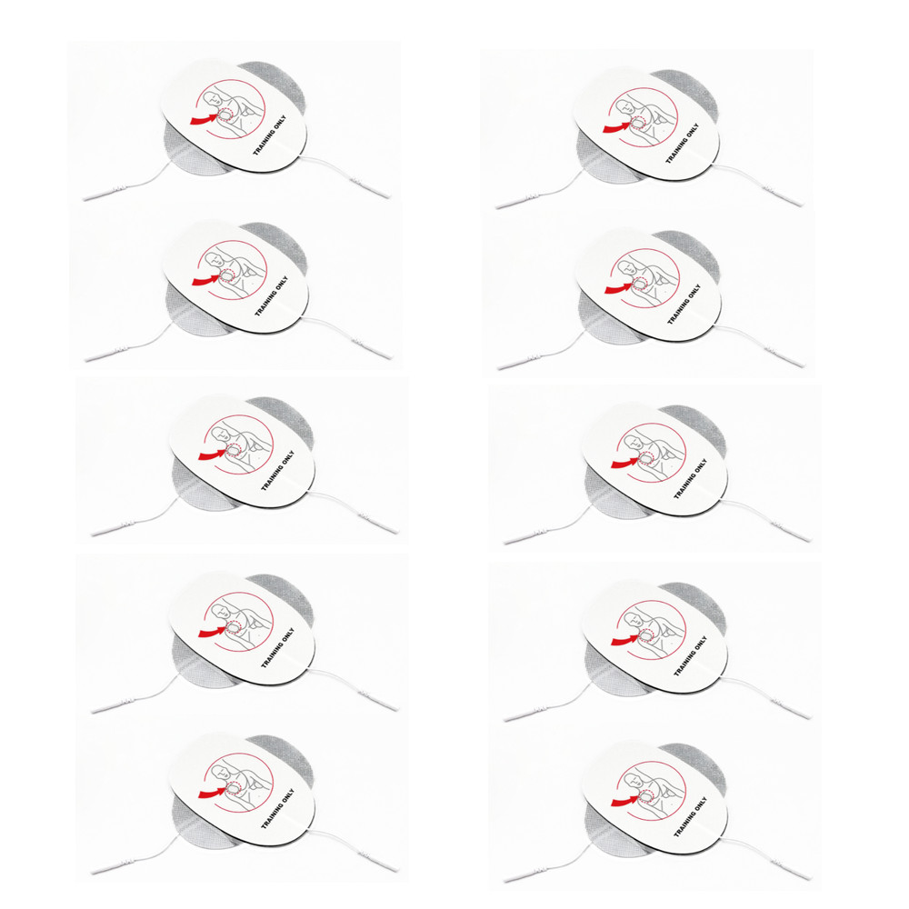20 Pieces AED Training Device Patches First Aid Training Replacement Pads