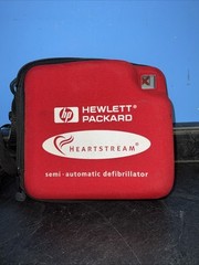 HP Heartstream Semi Automatic AED, With Case, No Pads Or Battery