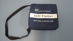 Heartstream AED Trainer With Case Technology By Hewlett-Packard (HP)