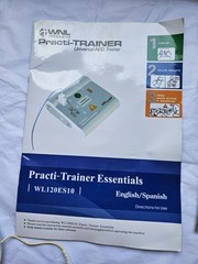 *AS IS FOR PARTS* AED Practi-Trainer ESSENTIALS CPR defibrillator Training Unit