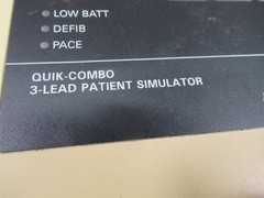 Medtronic Physio-Control Quick Combo 3-Lead Patient Simulator 806223-002