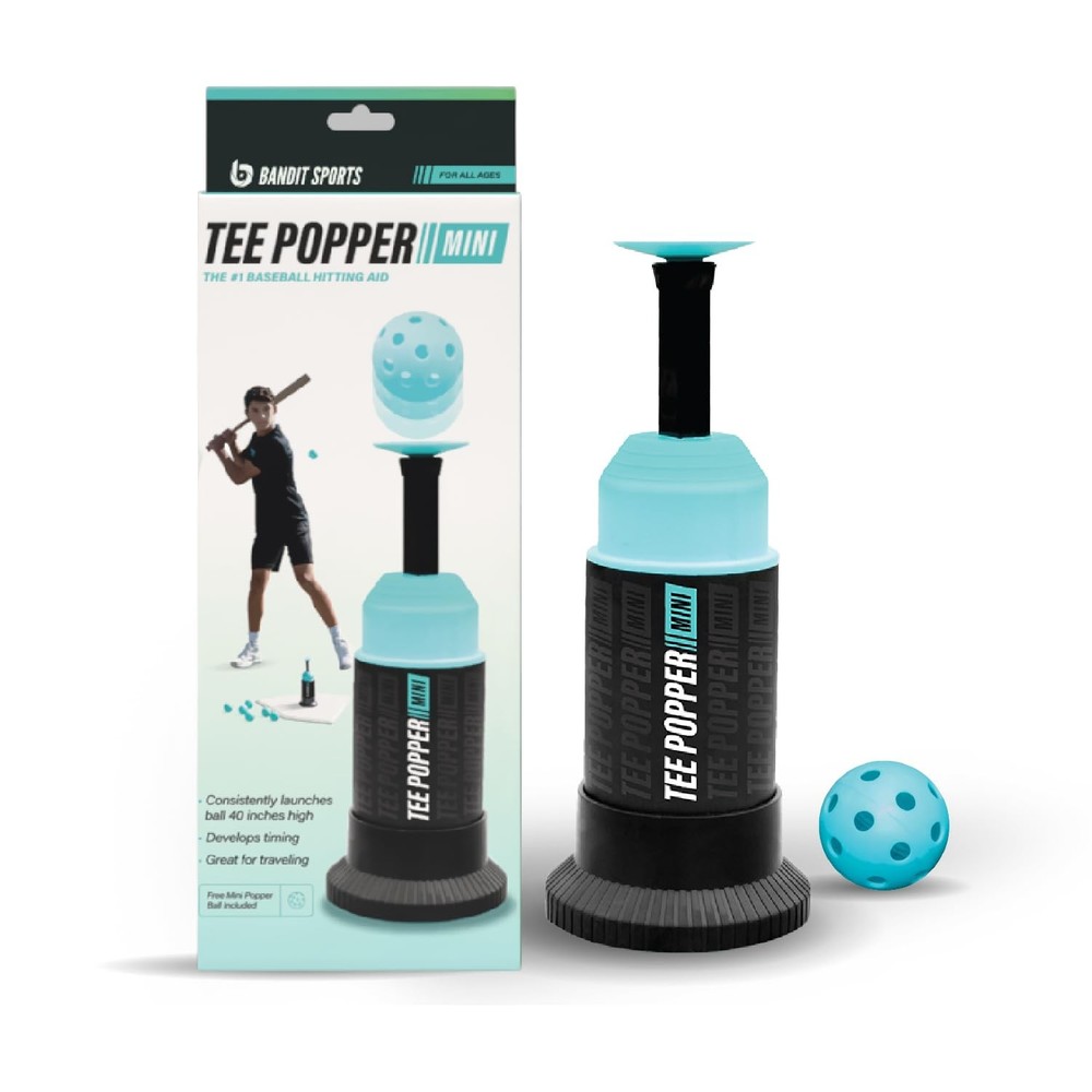 Bandit Sports Baseball Training Mini Tee Popper – Perfect Swings