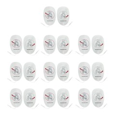 20 Pieces AED Training Device Patches First Aid Training Replacement Adult Pads