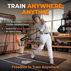 Tiluobat The Yellow Baseball Swing Trainer Kit Includes 12 Training Balls And 1