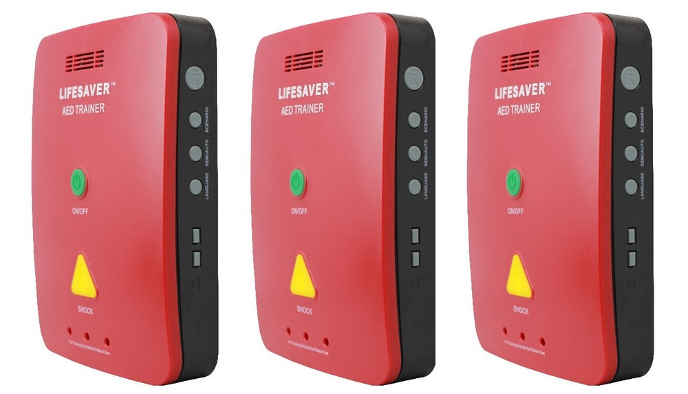 LifeSaver™ AED Trainer 3-Pack