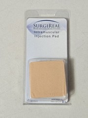 SurgiReal Intramuscular Injection Pad #0711 Light Skin Tone Silicone & Foam