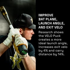 VELO Puck Pro For Baseball Bats – Improve Swing, Bat Plane & Exit Velocity