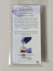 SurgiReal Intramuscular Injection Pad #0711 Light Skin Tone Silicone & Foam