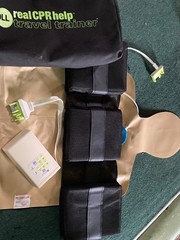 ZOLL REAL CPR TRAVEL TRAINER FOR ZOLL AED CPR Manikin w/ AED Pro Defibrillator