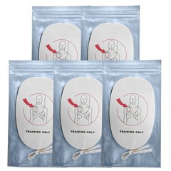 5 Pack AED Trainer Pads – Replacement Electrode Pads for Practi-Trainers, Adult