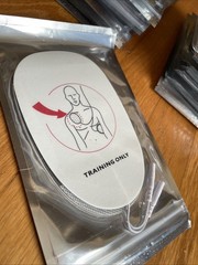 20 Pairs /Pack AED Adult Training Electrode Pads Replacement AED Training Pads