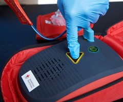 American Red Cross AED Trainer, with Adult & Child Gel Adhesive Pads