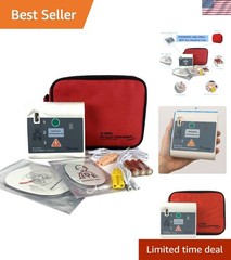 Portable AED Training Kit with Preprogrammed Scenarios & Durable Carrying Case