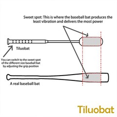 Tiluobat The Yellow Baseball Swing Trainer Kit Includes 12 Training Balls And 1