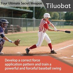 Tiluobat The Yellow Baseball Swing Trainer Kit Includes 12 Training Balls And 1
