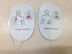 2X Mini AED Trainer XFT-D0009 First Aid Training Teaching Machine CPR Train Kits