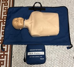 Laerdal Link AED Little Anne & AED Heartscan EUC Tested & Working Plz Read