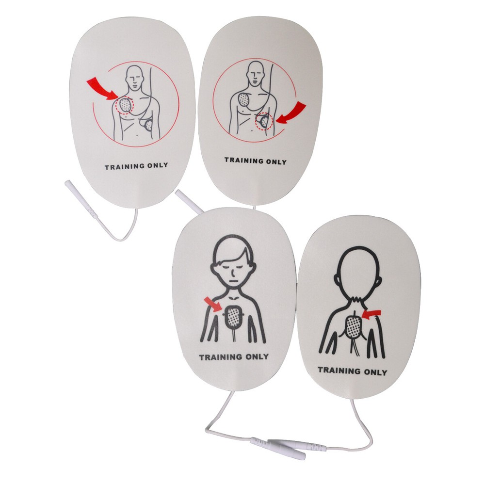 AED First Aid Training Pads XFT AED Training Electrode Replacement Pads