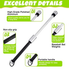 Hicarer Softball Swing Training Swing Trainer Bat Base Ball Softball Bat