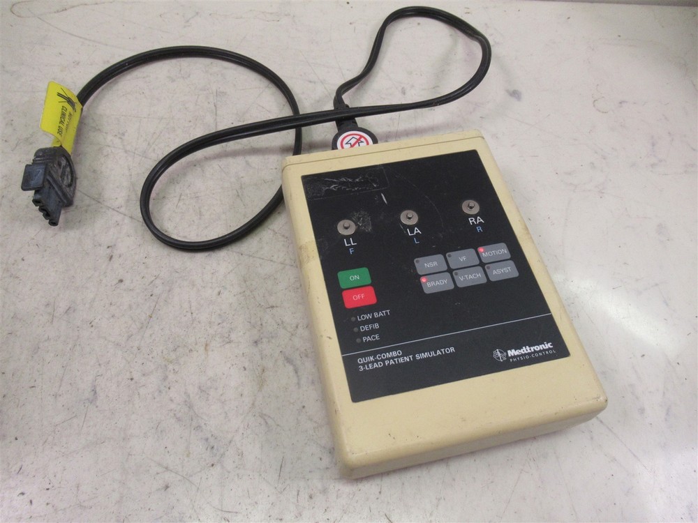 Medtronic Physio-Control Quick Combo 3-Lead Patient Simulator 806223-002