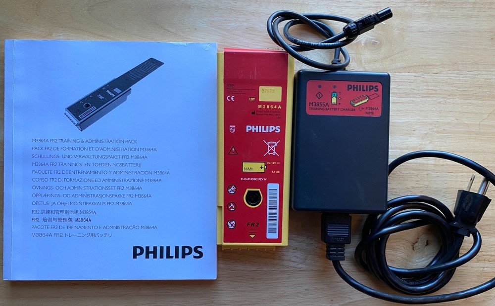 Philips Training Battery + Charger M3855A M3864A