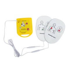 Pack of Mini AED Trainer XFT-D0009 First Aid CPR Training Pads + Face Shields