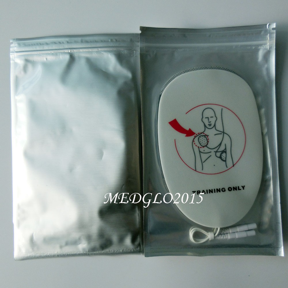 10 Pairs /Pack AED Adult Training Electrode Pads Replacement AED Training Pads