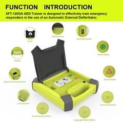 AED Trainer, XFT AED Training Kit CPR Training Equipment Training Device Auto…