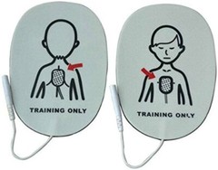 XFT AED Trainer XFT-120C+ First Aid CPR Training Class Unit Electrode Pad Cable